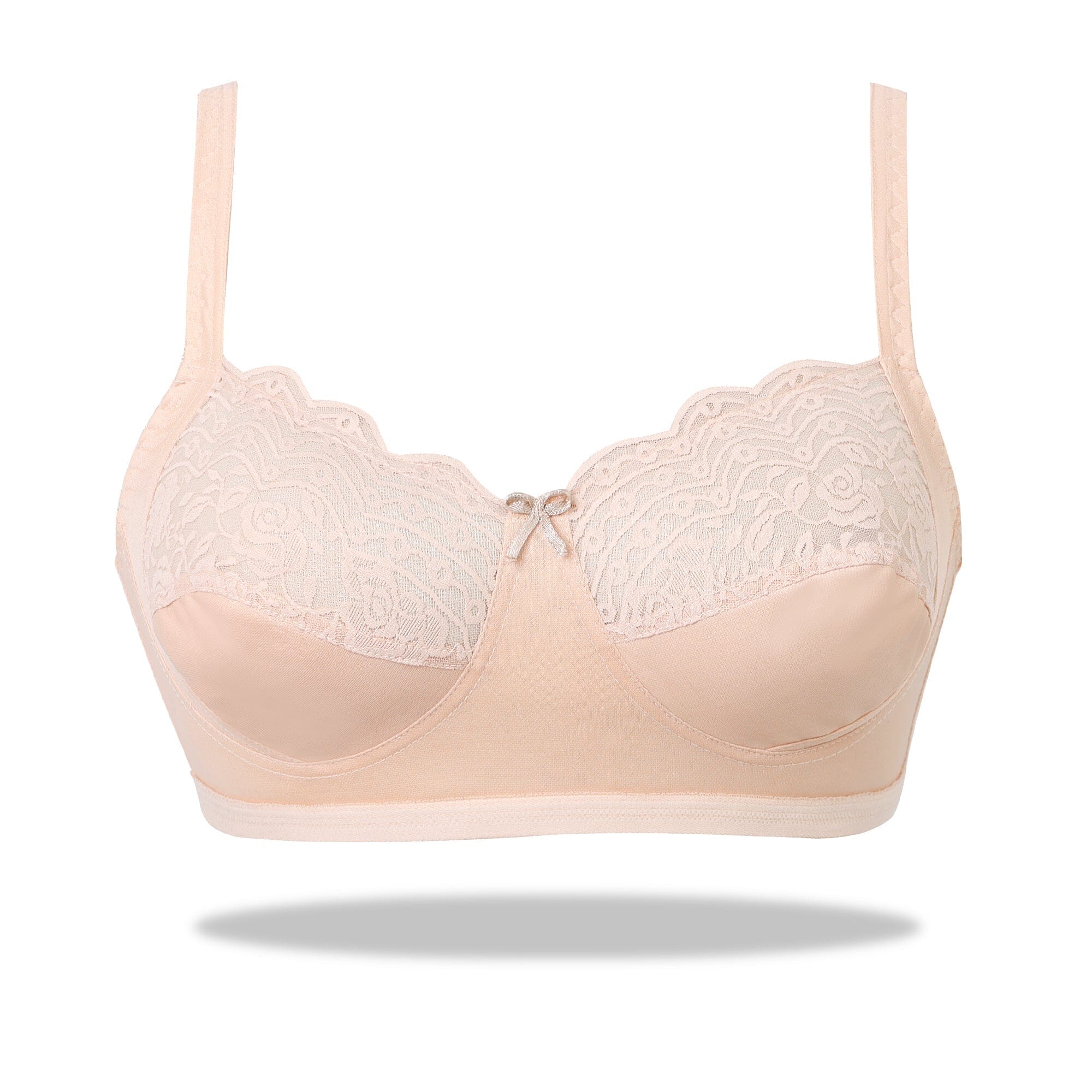 Buy Sonari Double Layered Non-Wired 3/4Th Coverage Push-Up Bra (Pack of 2)  - Skin White at Rs.770 online