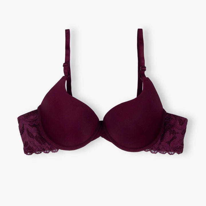 Sugar Lacy Bra Espicopink 32B Maroon 