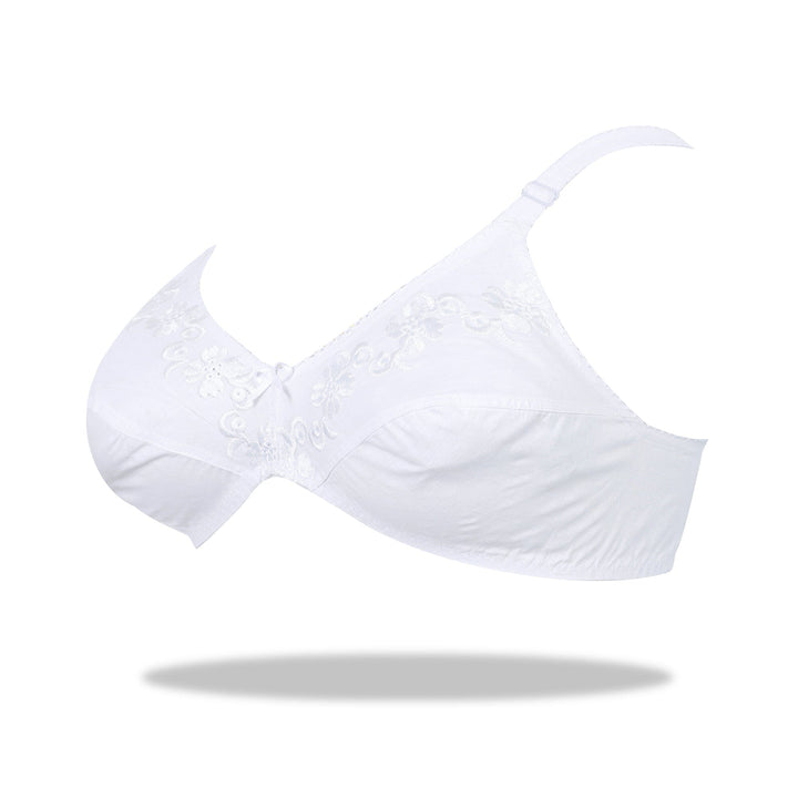 White In Care Ladies Cotton Embroidered Bra at Rs 195/piece in Mumbai