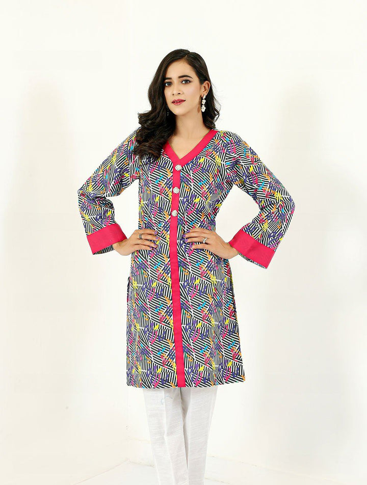 Printed Khaddar Shirt DRK-525 Pret FASSTILAD 